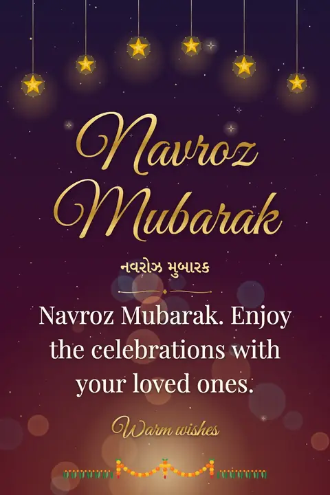 Parsi New Year wishes image: Navroz Mubarak. Enjoy the celebrations with your loved ones.