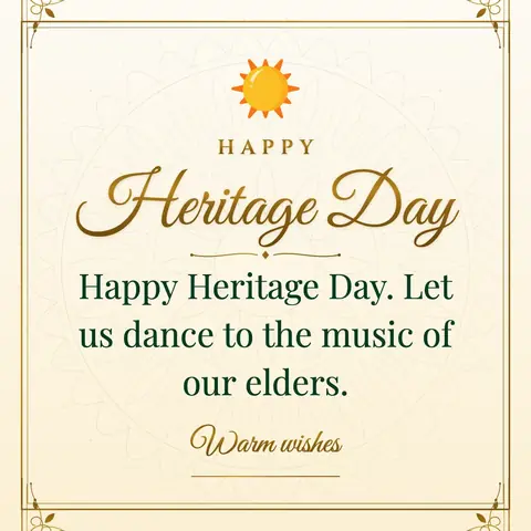 Heritage Day (South Africa) wishes image: Happy Heritage Day. Let us dance to the music of our elders.