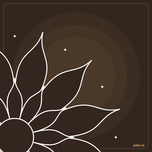 Corner Kolam, No. 481: finished kolam design