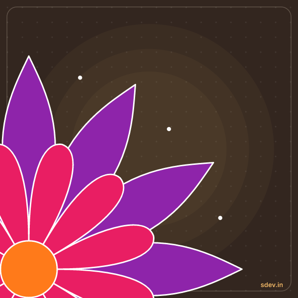 Corner Rangoli, No. 118: finished kolam design