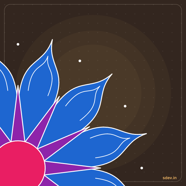Corner Rangoli, No. 157: finished kolam design
