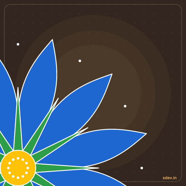 Corner Rangoli, No. 170: finished kolam design