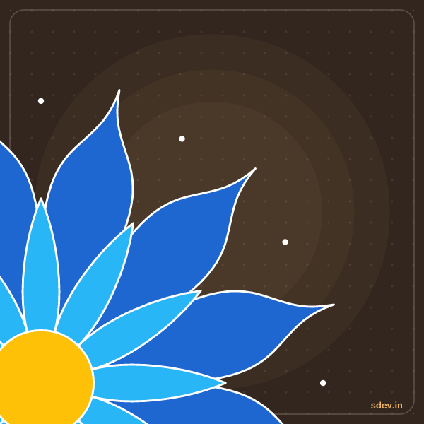 Corner Rangoli, No. 233: finished kolam design