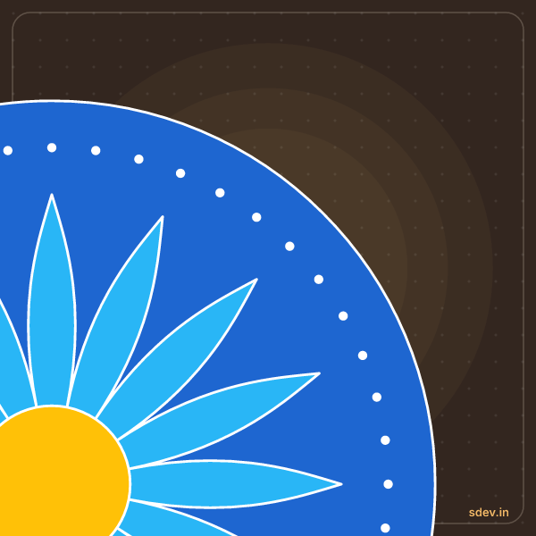 Corner Rangoli, No. 186: finished kolam design