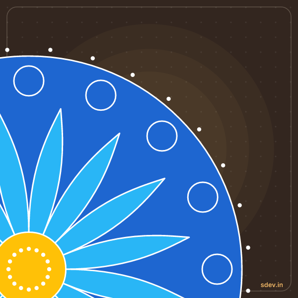 Corner Rangoli, No. 197: finished kolam design