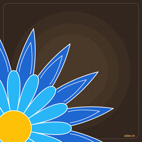 Corner Rangoli, No. 239: finished kolam design